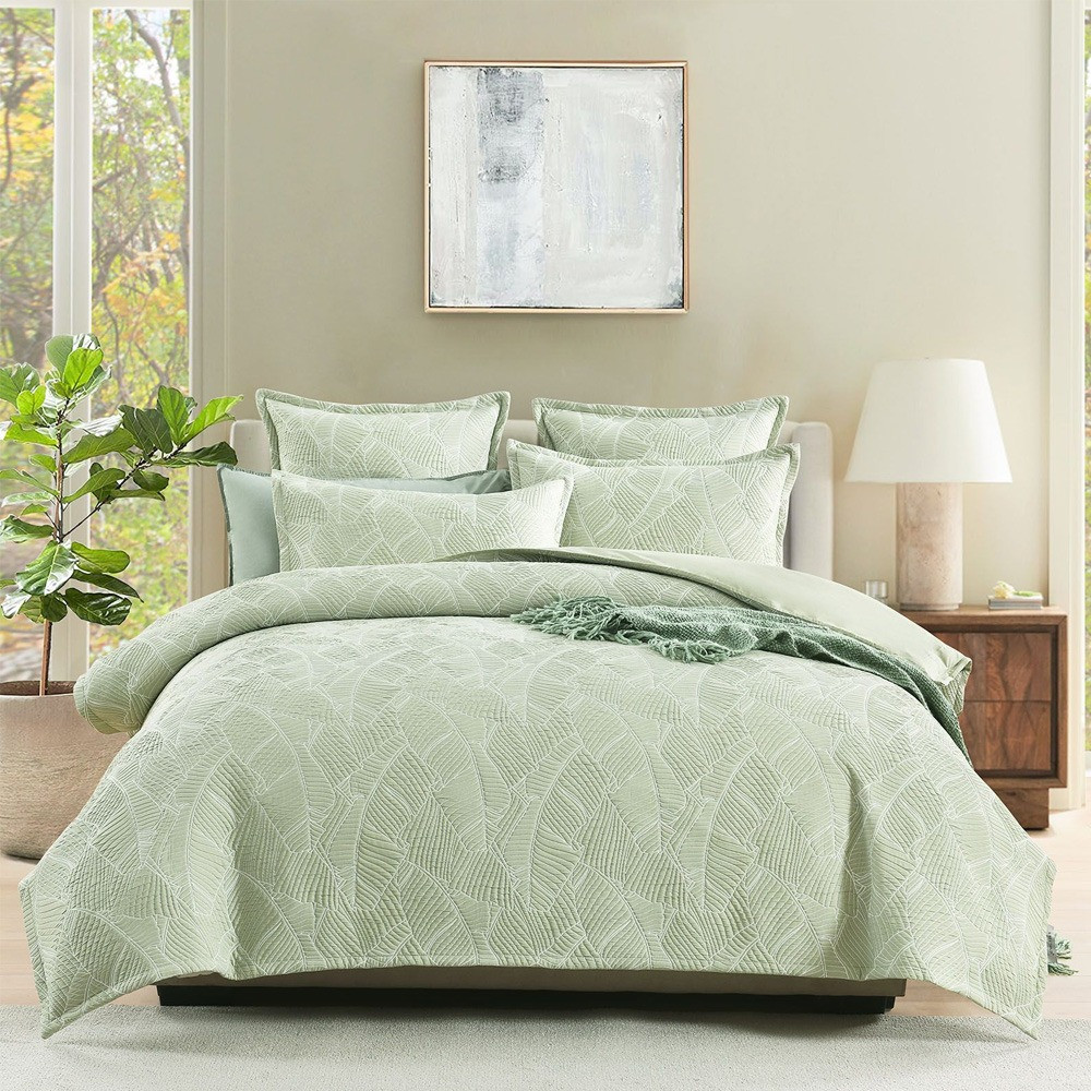 Renee Taylor Woods Jacquard Quilt Cover Set