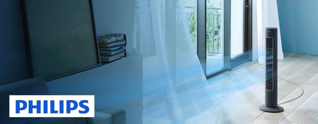 Philips Series 5000 Tower Fan Mobile Banner