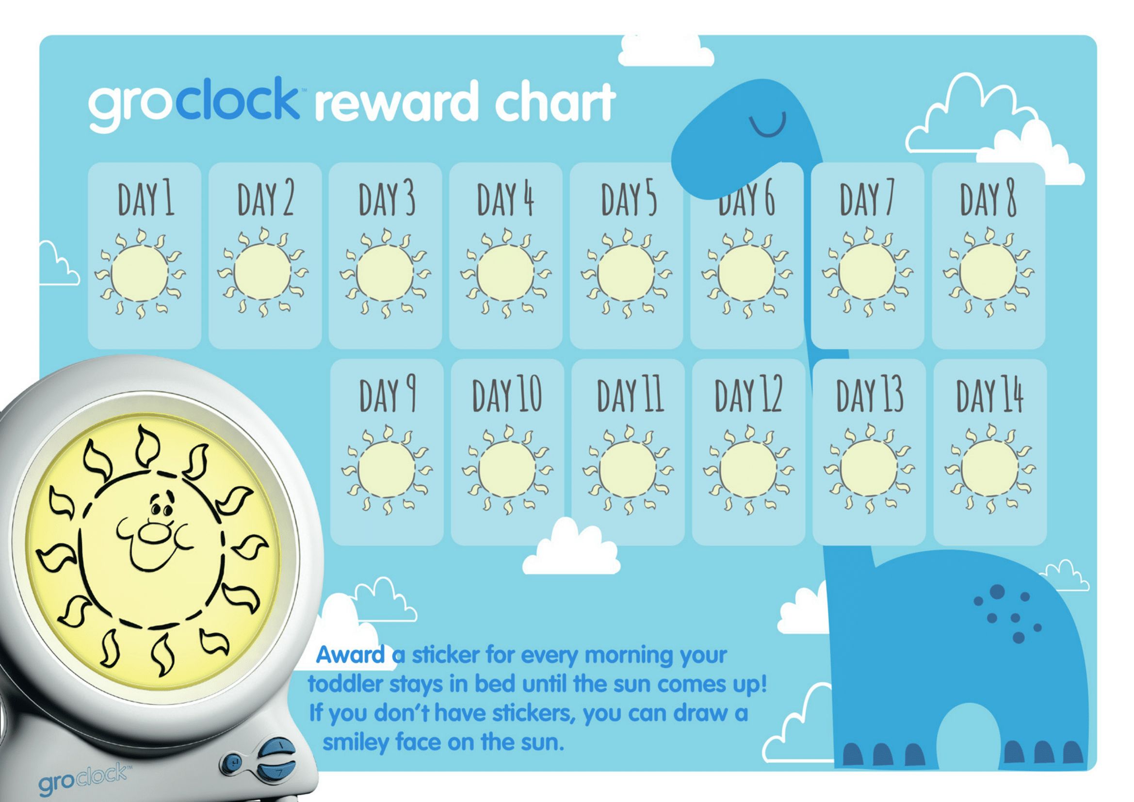 Original Groclock Reward Chart