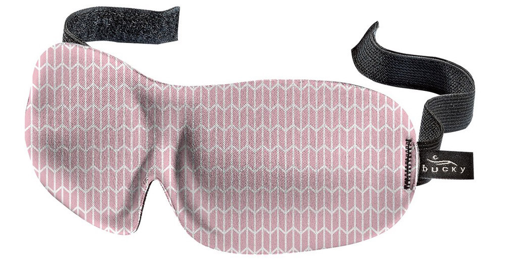 Bucky 40 Blinks Pink Chevron Sleep Mask