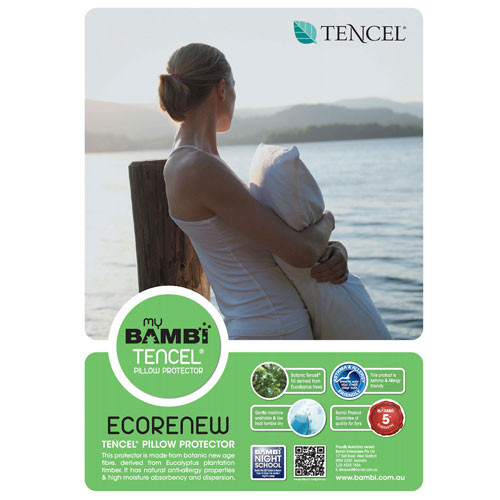 Bambi Quilted Tencel Pillow Protector