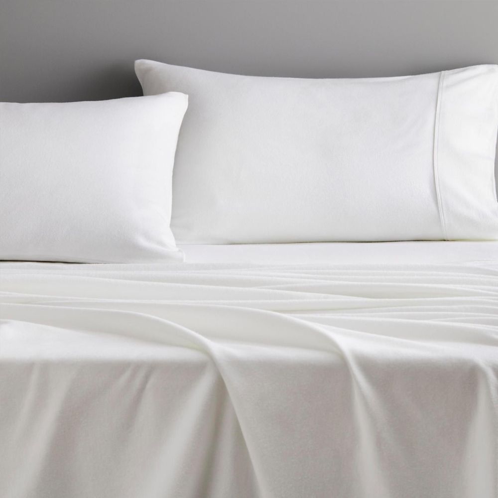 Sheridan Luxurious Cotton Flannelette Sheet Set White