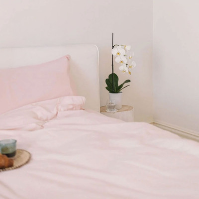 Bambury BB Cotton Fitted Sheet Set Pink