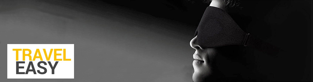 Travel Easy Black Memory Foam Contoured Sleep Mask