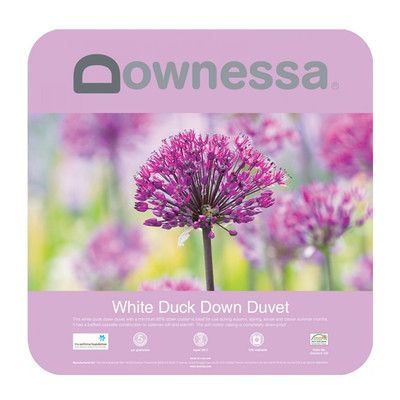 Downessa White Duck Down Quilt Duvet