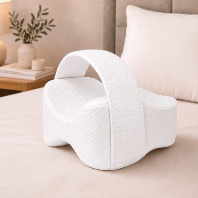 SleepLabs Medi Memory Foam Knee Pillow for Side Sleepers 1