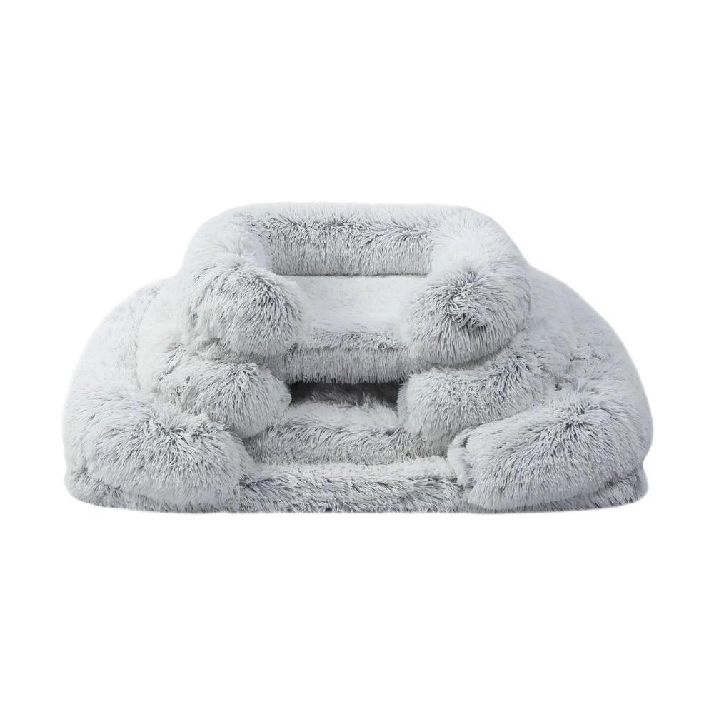 Charlie's Shaggy Faux Fur Memory Foam Sofa Bed