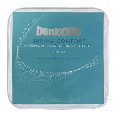 Dunlopillo Supima 100% Quilted Cotton Waterproof Mattress Protector