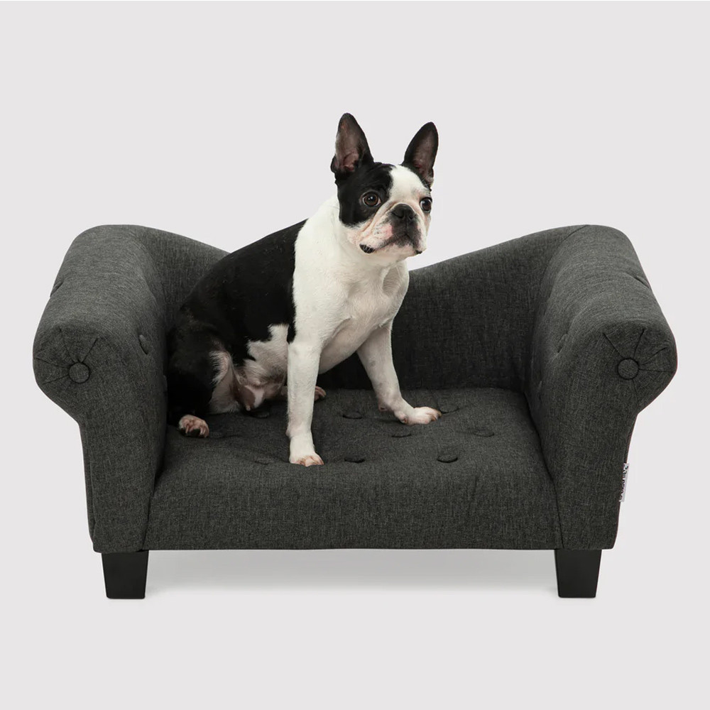 Charlie's Luxe Button Pet Sofa