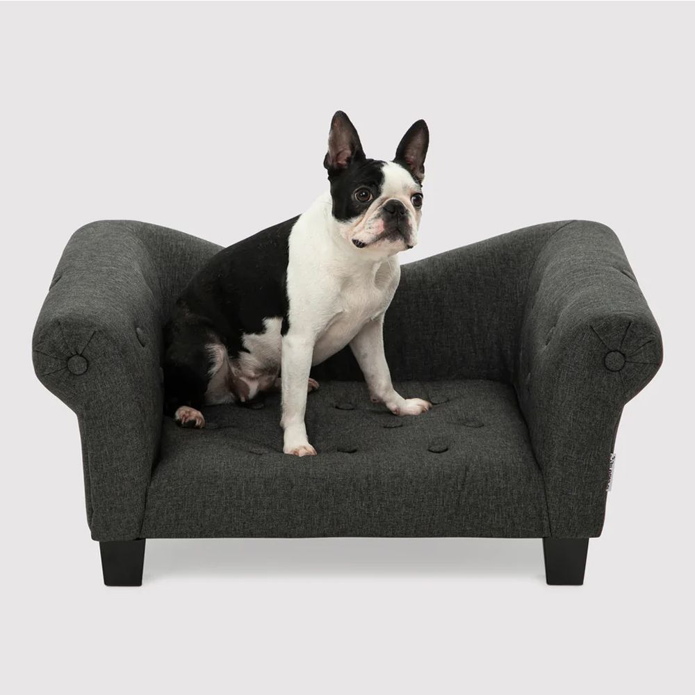 Charlie's Luxe Button Pet Sofa