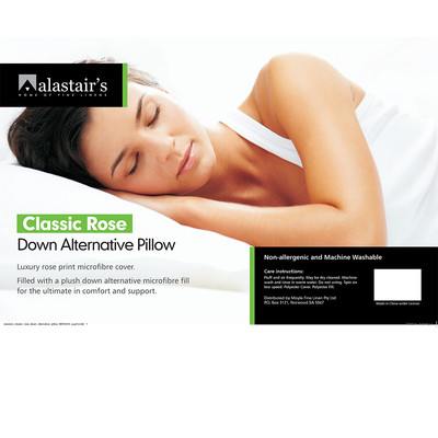 Alastairs Classic Rose Down Like Pillow