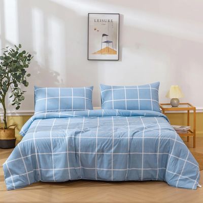 Dreamaker 225TC Cotton Washed Comforter Set