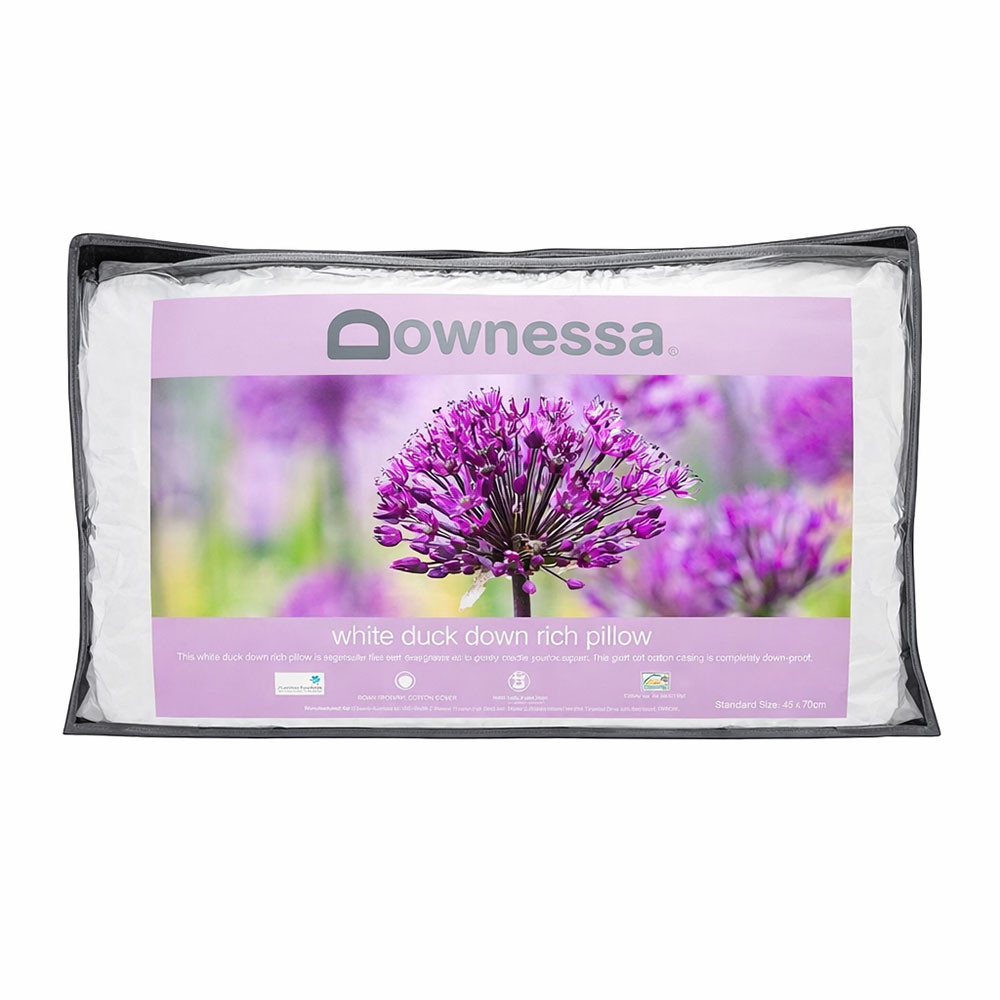 Downessa DownRich 70% White Duck Down Pillow Base Image