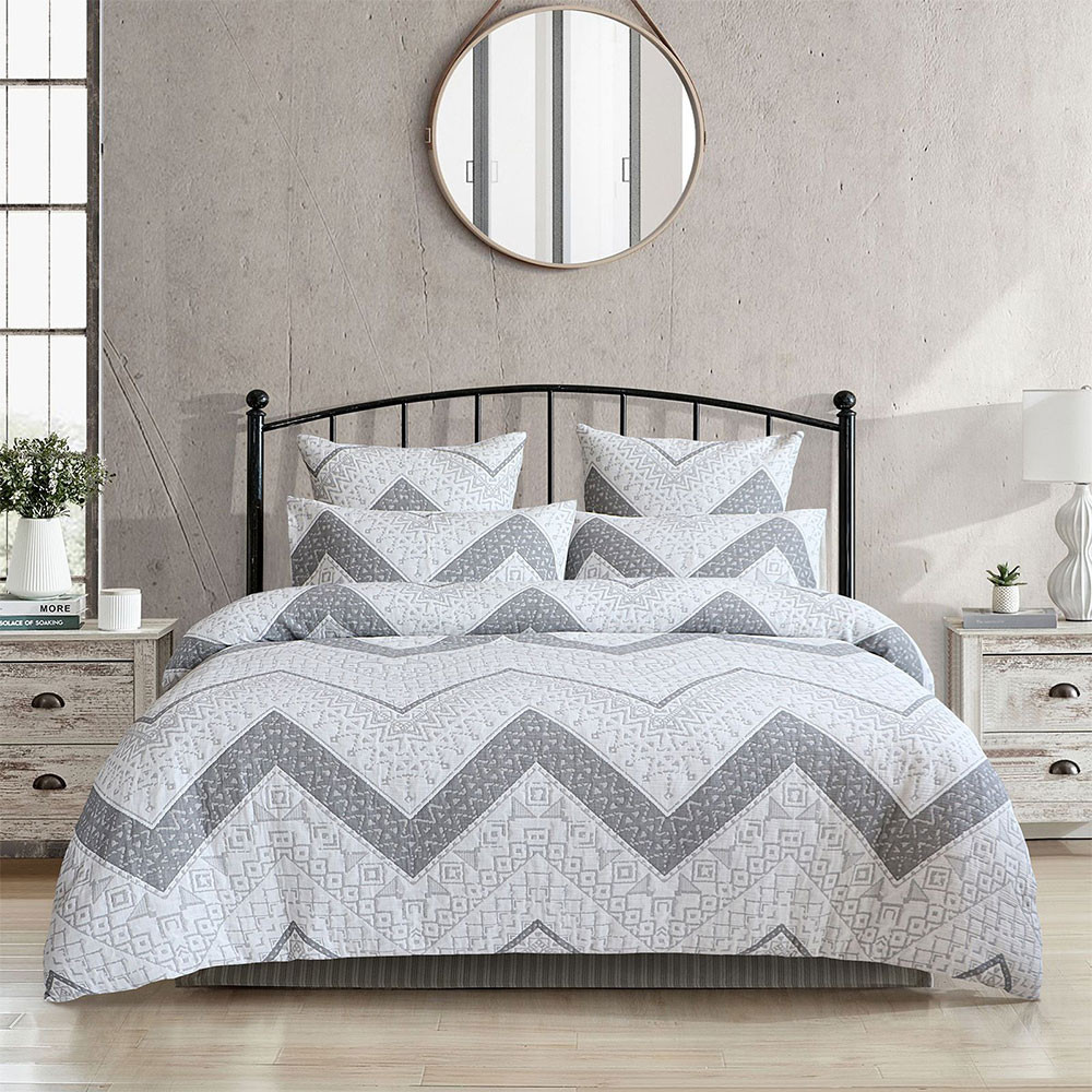Renee Taylor Indie Jacquard Quilt Cover Set