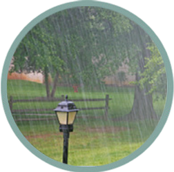 Rain with White Noise