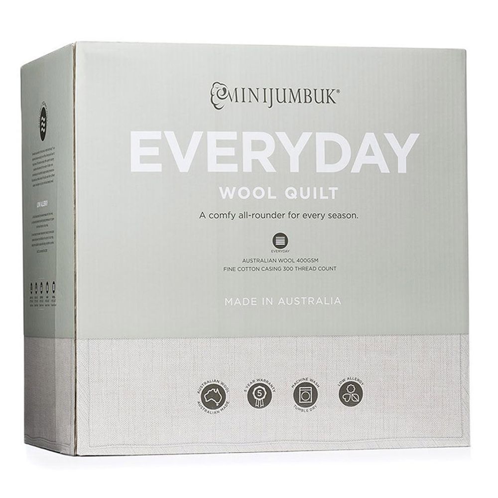 MiniJumbuk Everyday Australian Wool Quilt