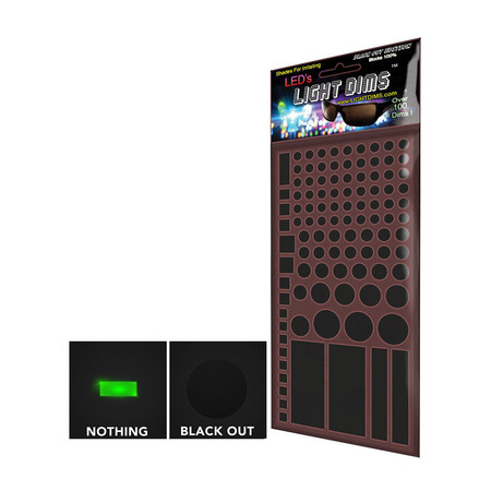 Light Dimming Stickers for Electronic Displays