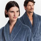 Sheridan Aven Australian Cotton Bathrobe Indigo