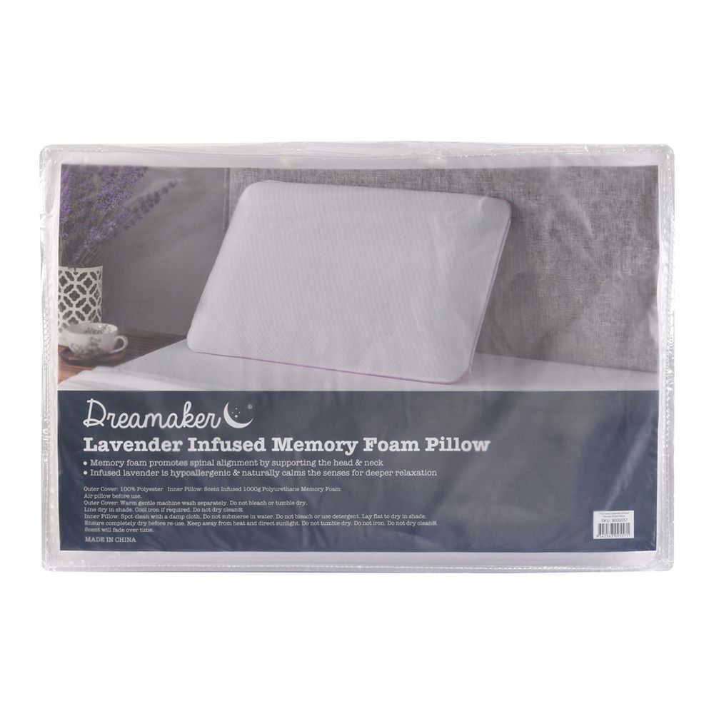 Dreamaker Lavender Infused Memory Pillow 5