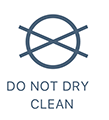 Do not dry clean