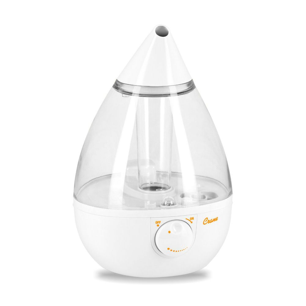 Crane Drop Clear White Cool Mist Humidifier