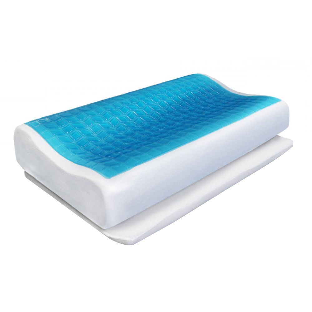 Flexi Gel Adjustable Contoured Memory Foam Pillow Last