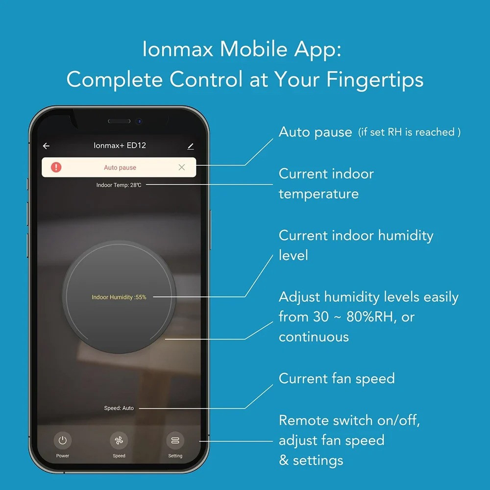 Ionmax+ ED12 Mobile App