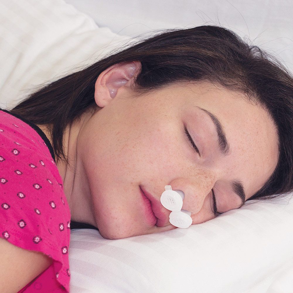 Bongo EPAP Sleep Apnea Breathing Device In Use