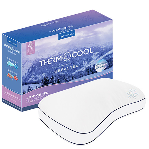 Moonshadow Thermocool Contoured Cooling Memory Foam Pillow