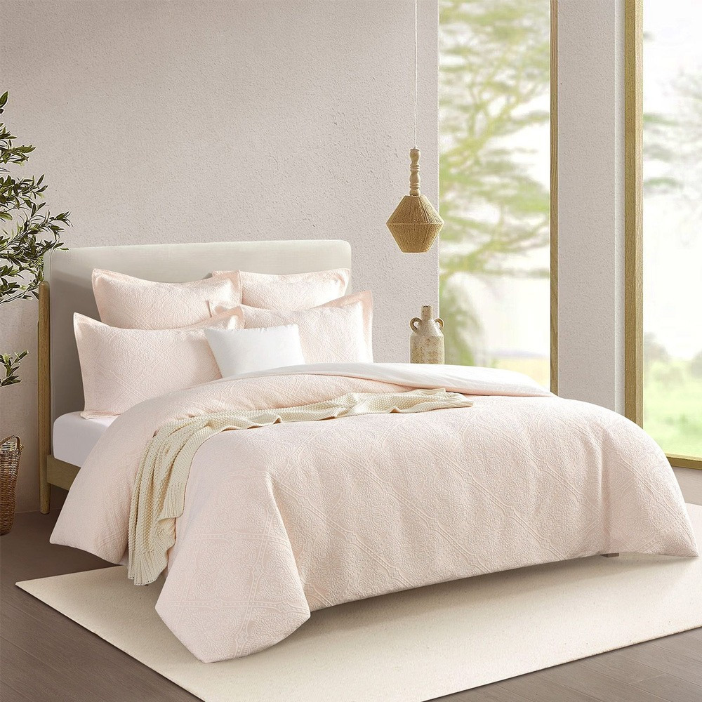 Renee Taylor Bella Jacquard Quilt Cover Set