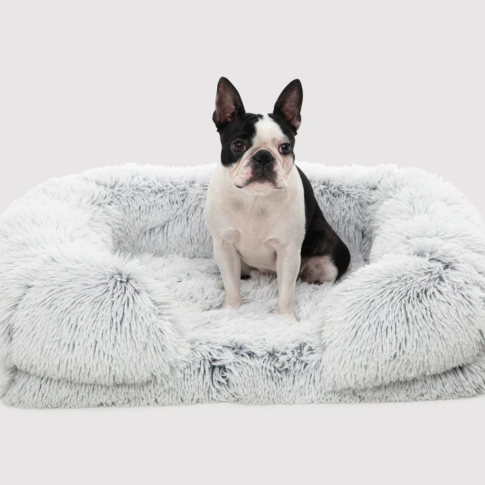 Charlie's Shaggy Faux Fur Memory Foam Sofa Bed