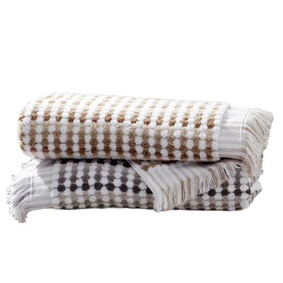 Jenny McLean Pom Pom 500 GSM Cotton Bath Towels Thumbnail