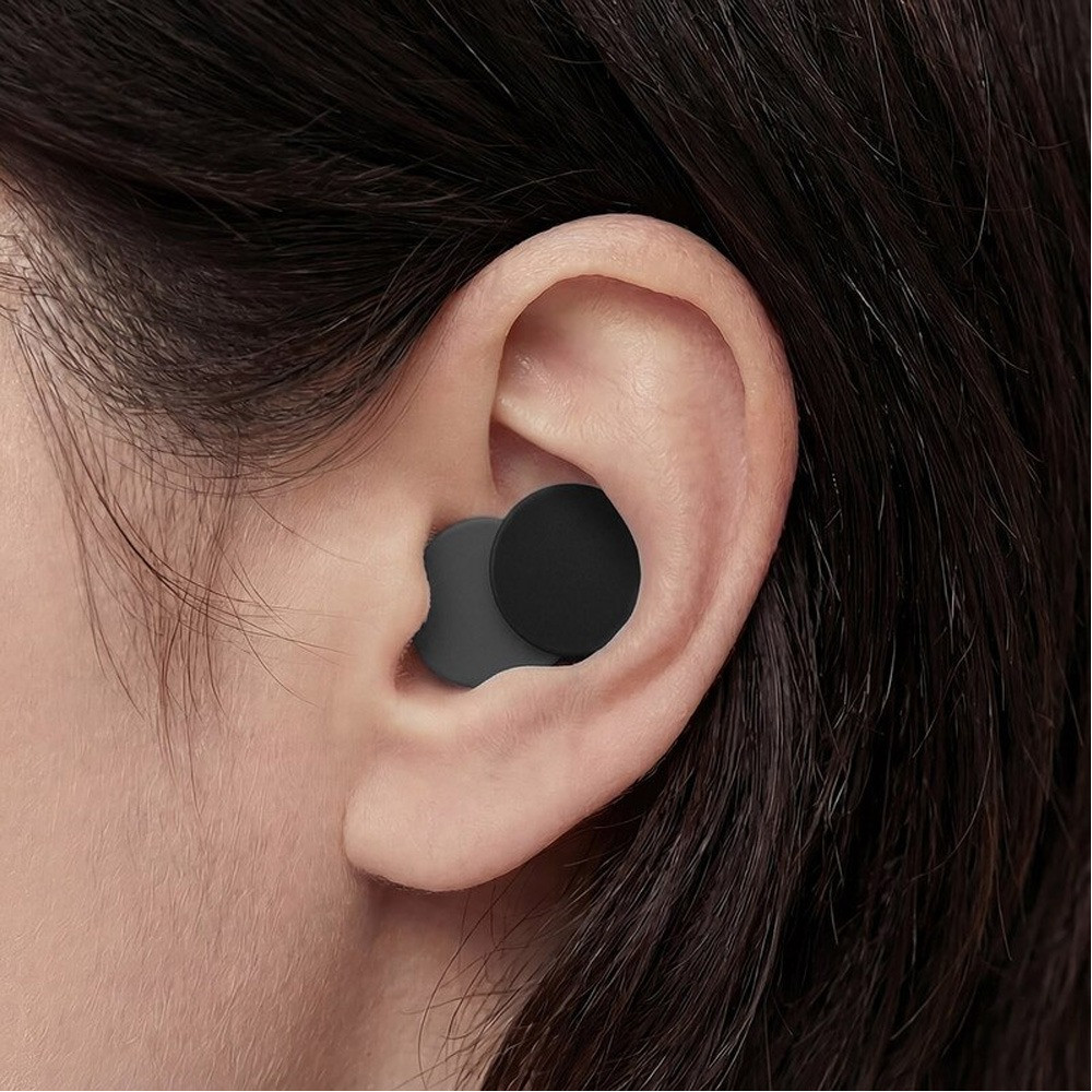 OstrichPillow Orbit Reusable Sleeping Earplugs Charcoal