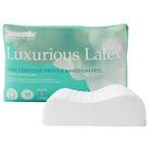 Dunlopillo Luxurious Latex Pillow Contour Dual Profile and Medium Feel Base Image New
