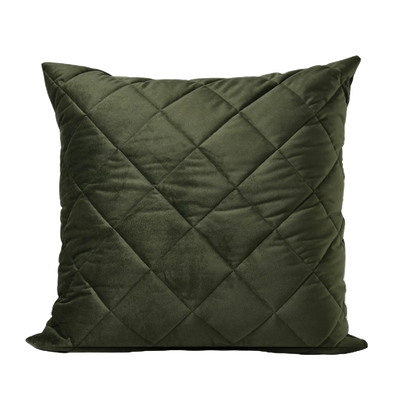 Dreamaker Haven Velvet European Pillowcase Olive