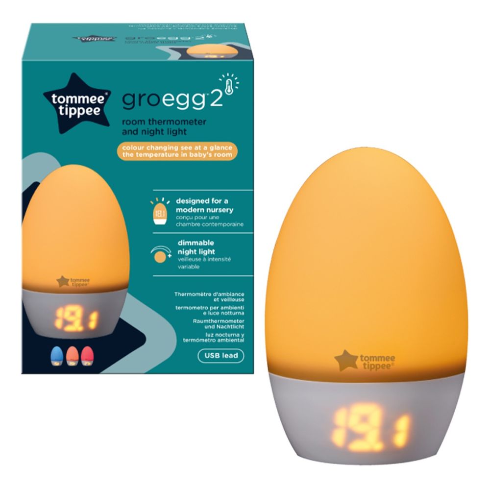 Tommee Tippee Groegg 2 Baby Nursery Room Temperature Digital Thermometer Base Image