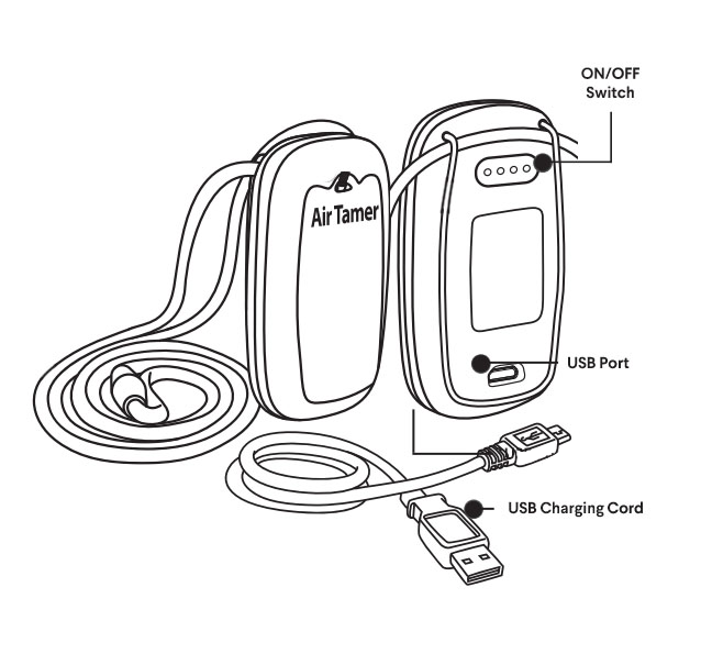AirTamer Advanced Necklace Personal Air Purifier A315