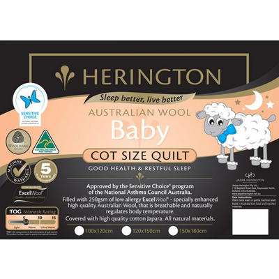 Herington Wool Baby Cot Quilt