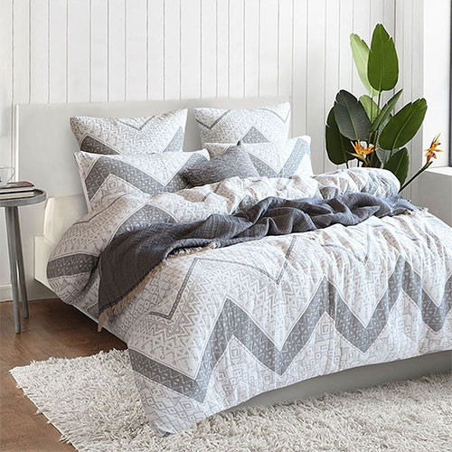 Renee Taylor Indie Jacquard Quilt Cover Set