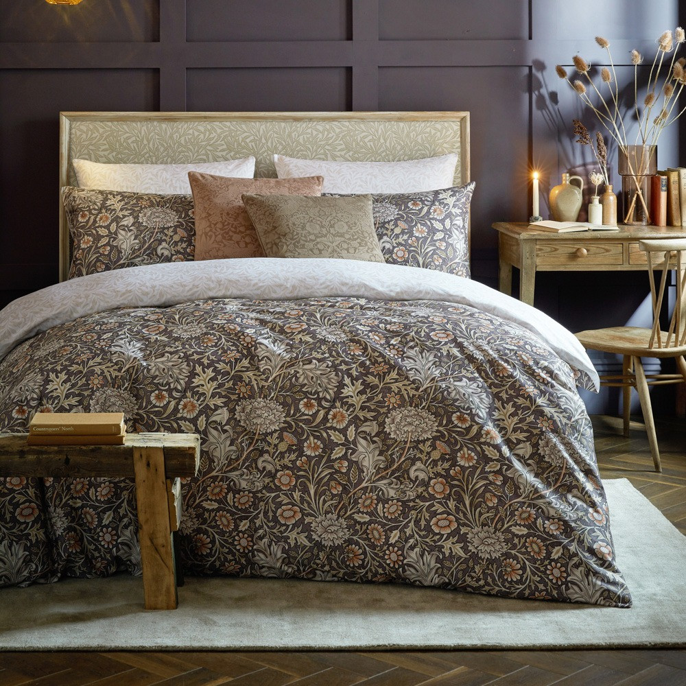 William Morris At Home Double Bough Cotton Quilt Cover Set