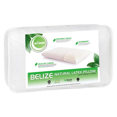 Bambi Belize Standard Profile Natural Latex Pillow Packaging