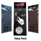 Light Reducing Stickers for Electronic Displays Value Pack
