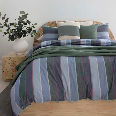 Bambury Kaia yarn Dyed Cotton Quilt Cover Set