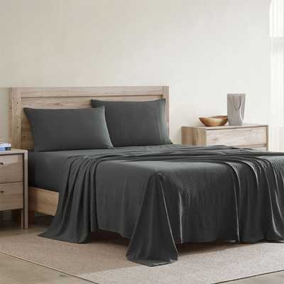 Ardor Boudoir Soft Touch Waterproof Sheet Set Charcoal