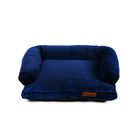 Charlie's Corduroy Dog Sofa Bed Green Navy