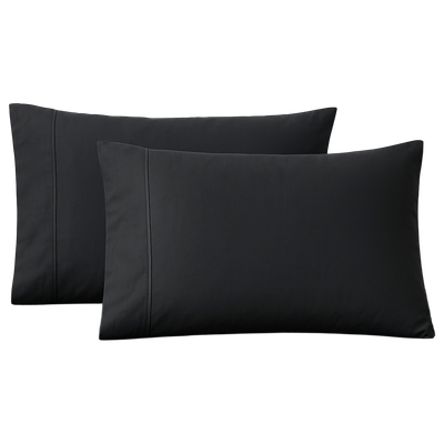 Eastwind Twill Organic Bamboo Pillow Cases Set Blush