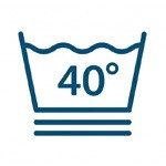 Wash at 40°C