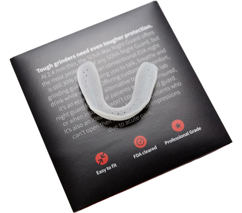 SOVA Max Dental Teeth Grinding Mouth Guard with Case