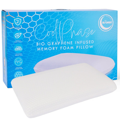 Bambi CoolPhase Bio Graphene Infused Memory Foam Pillow