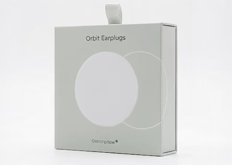 OstrichPillow Orbit Earplugs packaging